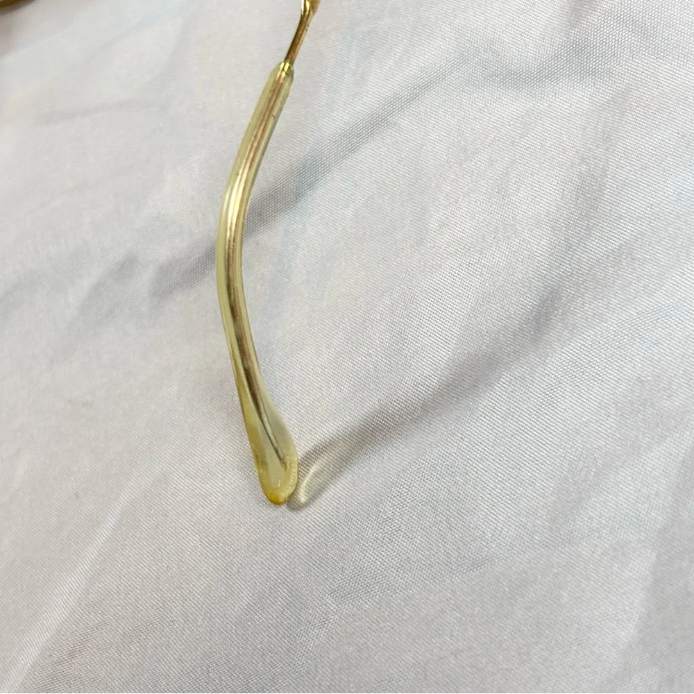 Vintage 60s‎ 70s Riviera Gold Frame Eyeglasses Round Gold Rimmed Frames Only